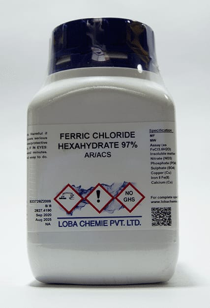 Ferric Chloride Hexahydrate 97% AR/ACS